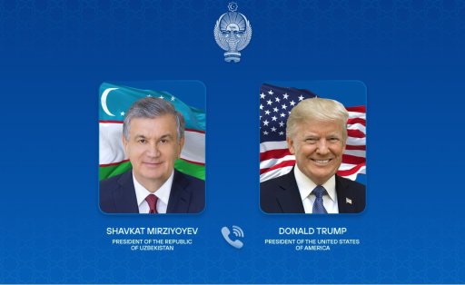 The leaders of Uzbekistan and the United States hold a telephone conversation